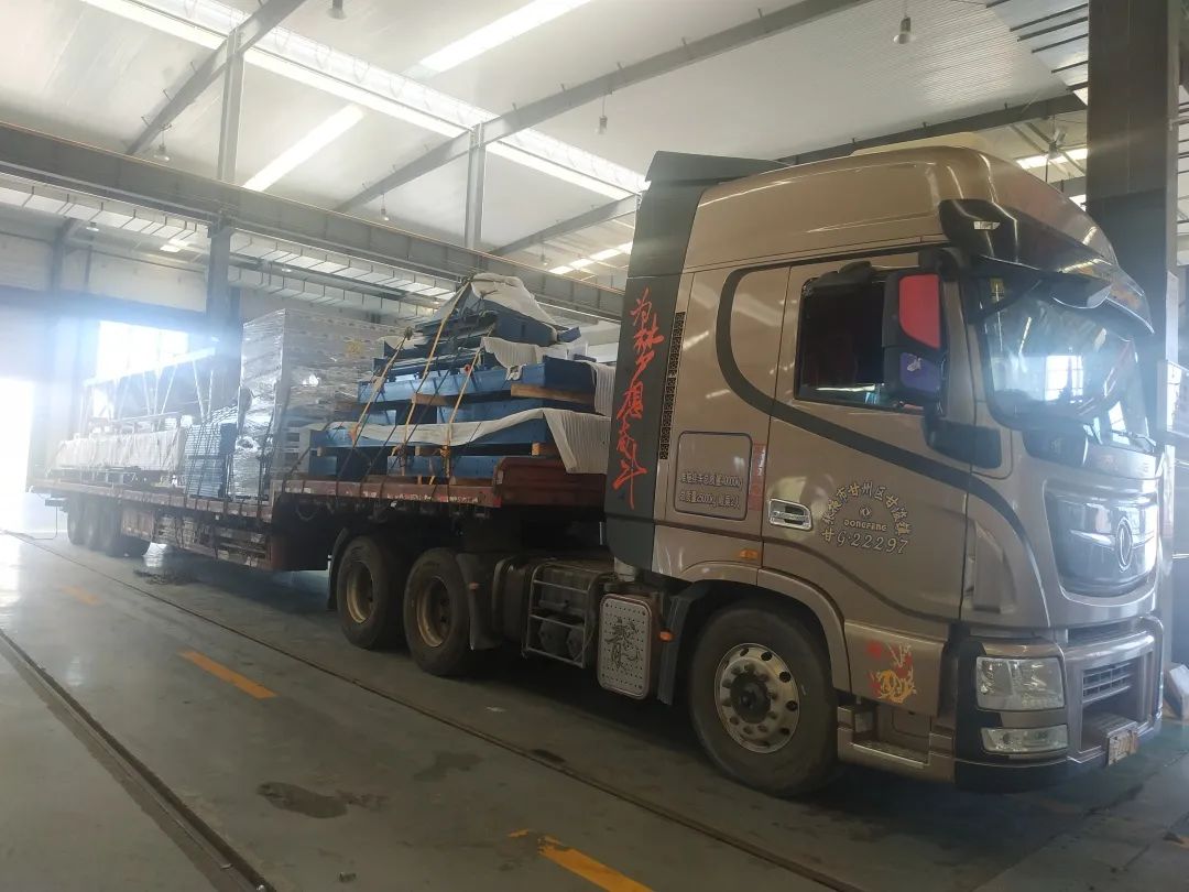 進(jìn)擊！泉工股份生產(chǎn)線發(fā)貨華中，助力地區(qū)基建建設(shè)