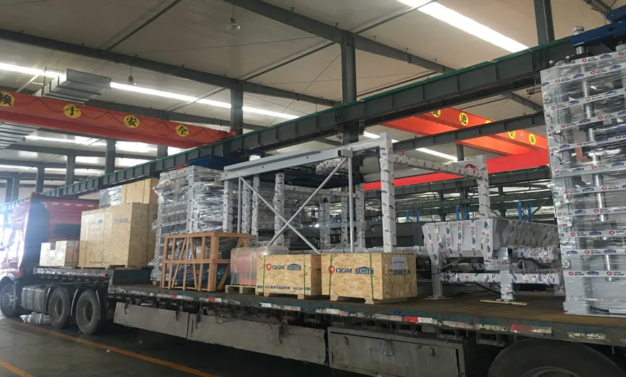 項目發(fā)貨|策尼特ZN900C型全自動砌塊成型生產(chǎn)線發(fā)貨新疆，助力市政建設